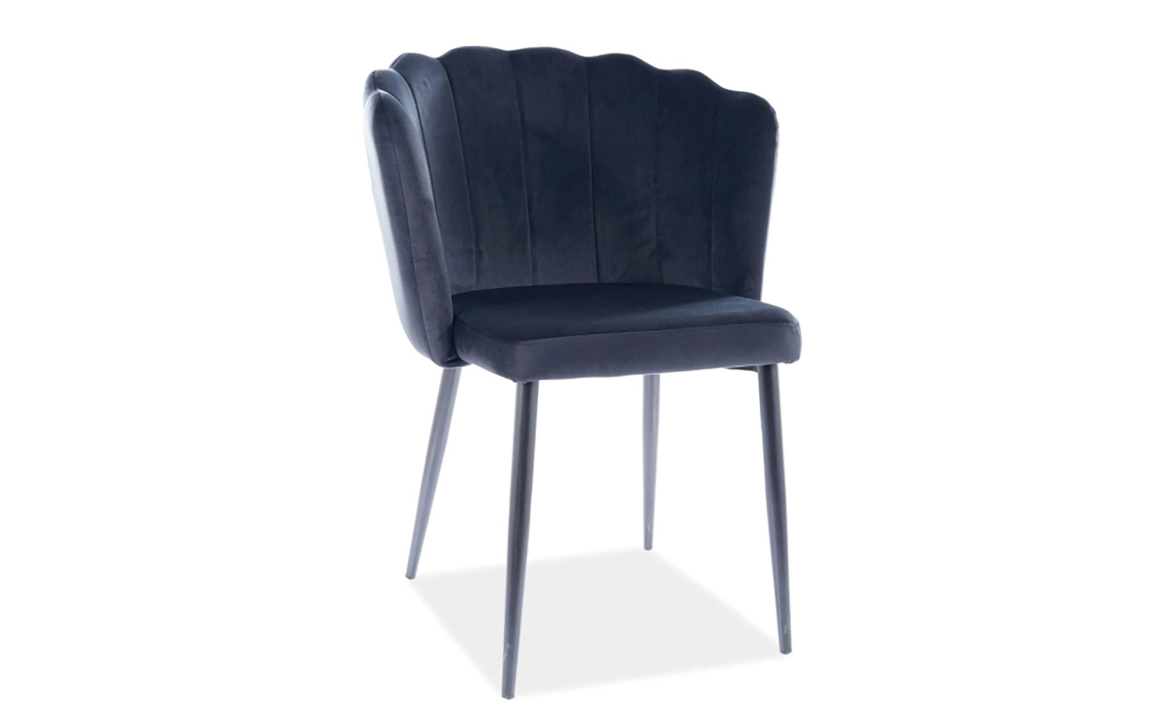 Фотелја - стол Тетис, црна  1